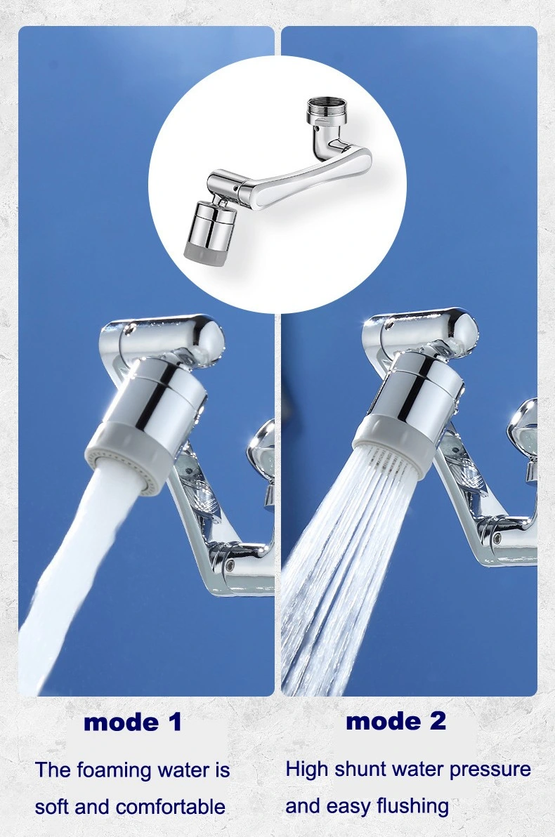 Washbasin Faucet Mechanical Arm Face Washing Assistance