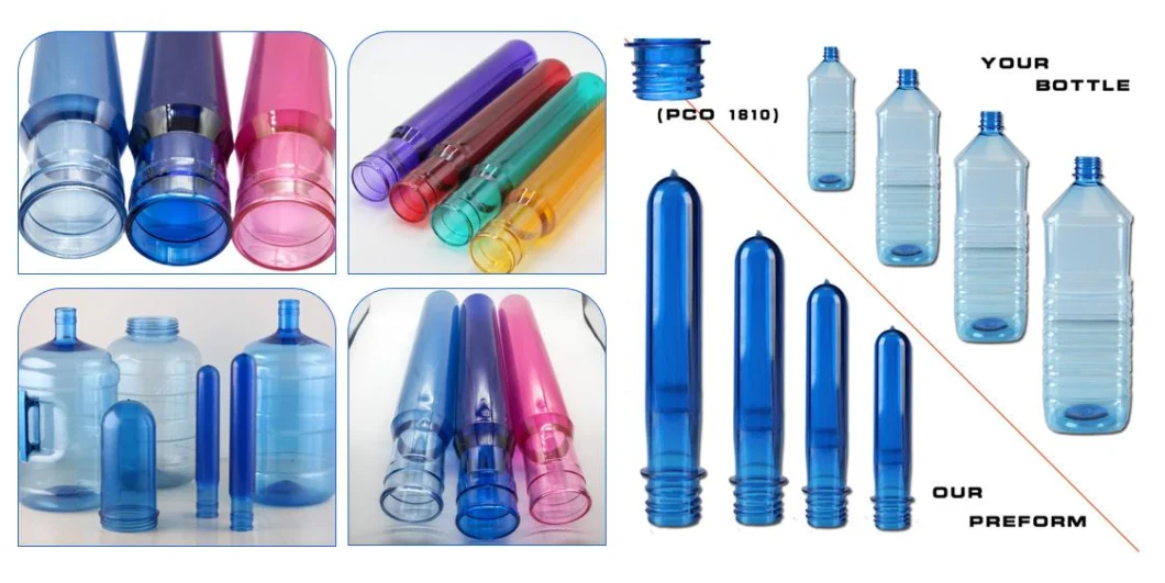 15 Ml Wide Mouth Baby Long Neck Plastic Bottle Preform Injection Blow Molding Machine Pet